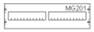 MBG201 DIN-rail module