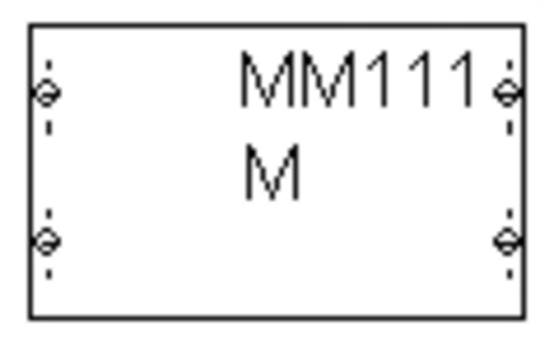 MBM111 Mounting plate Module (2CPX041707R9999)