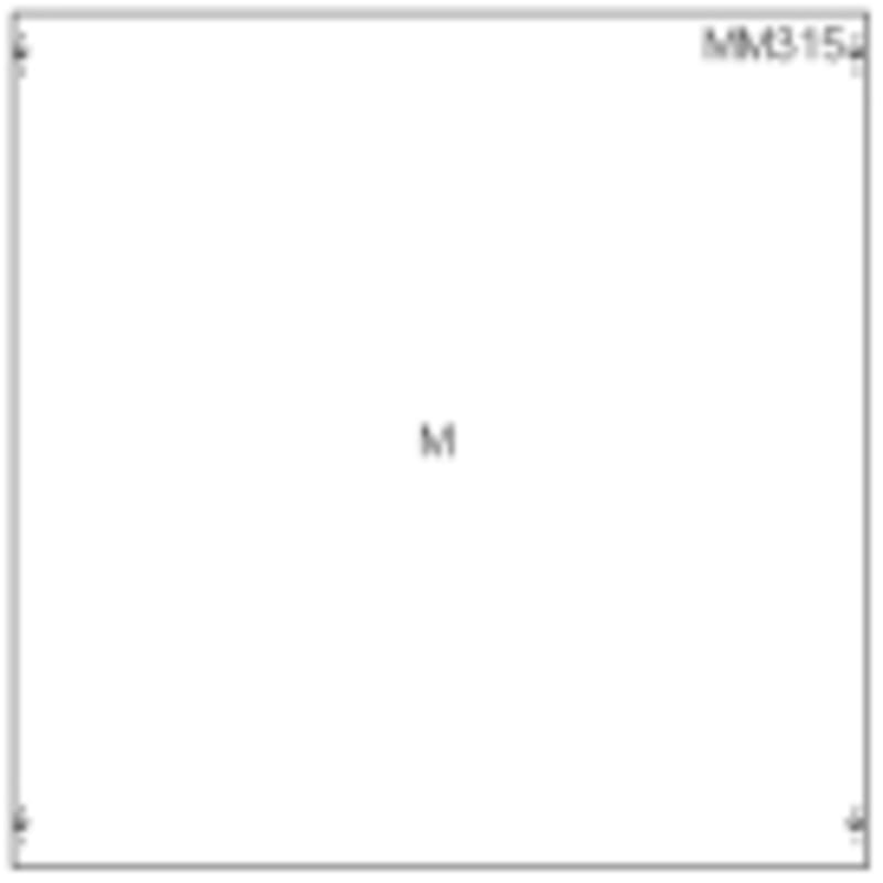 MBM315 Mounting plate Module (2CPX041721R9999)