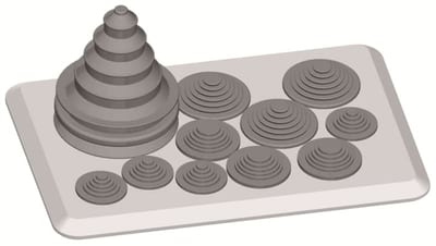 Flange TZ111 WITH 11 PCS Cablecouplingr IP55