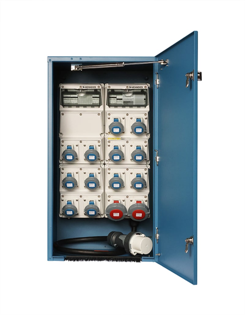 Steel Enclosure acid-resistant 900H 12X16A 2X32A IN1X63A (153)