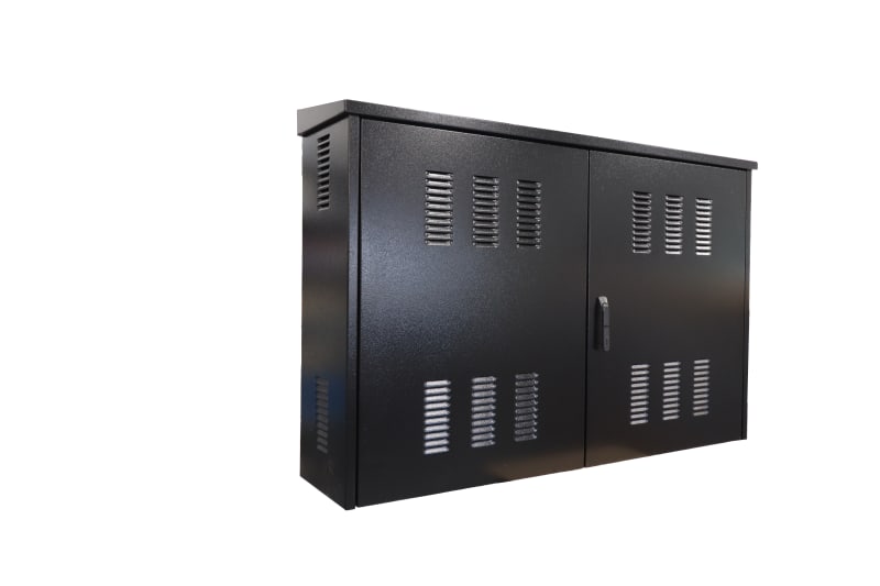 Inverter enclosure 2D Al B160 Black Complete (2410391)