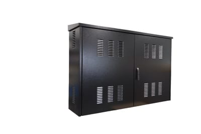 Inverter enclosure 2D Al B160 Black Complete