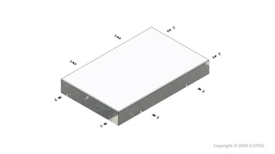 Mounting plate for Air switch 600X400MM