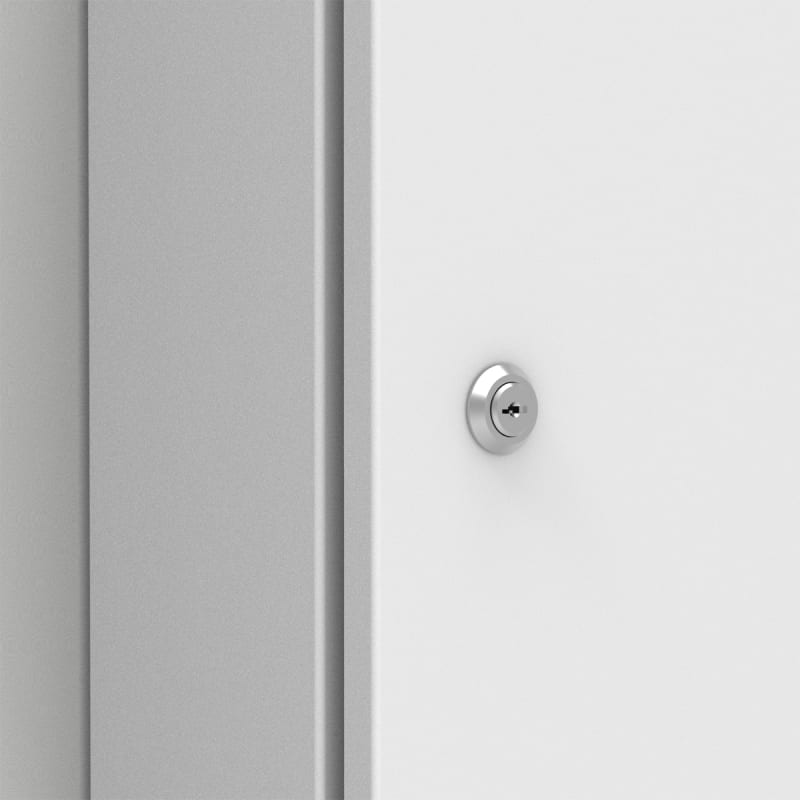 nVent HOFFMAN ALL510N Locks Wall Mounted Enclosures, ALL, 30X30X36MM, Chrome Plt, Steel, Ronis C21323
