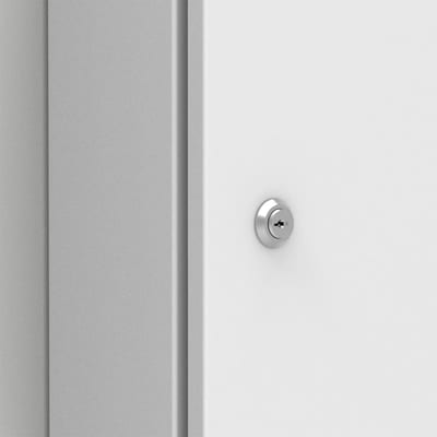 nVent HOFFMAN ALL510N Locks Wall Mounted Enclosures, ALL, 30X30X36MM, Chrome Plt, Steel, Ronis C21323