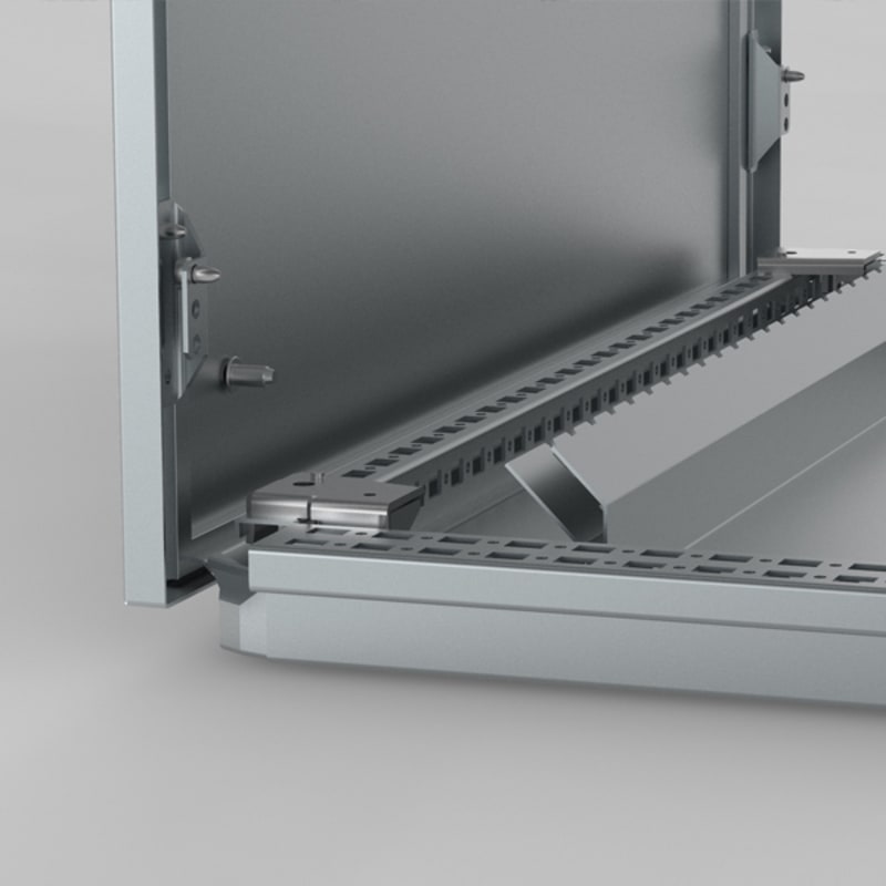nVent HOFFMAN CBPE0806 Bottom plate EMC, 800X600, Zinc plated, with EMI gasket