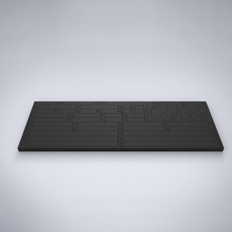 nVent HOFFMAN CK01 Wall-Mounted Combining Kit, CK, 794X269X5MM, Black, Rubber