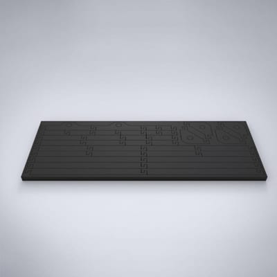 nVent HOFFMAN CK01 Wall-Mounted Combining Kit, CK, 794X269X5MM, Black, Rubber