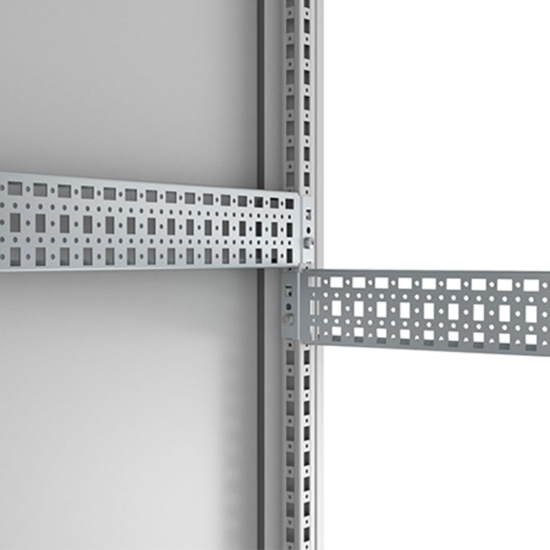nVent HOFFMAN CLPK300 Click-In Mounting Profile, CLPK, 74X300X26MM, Zinc Plated, Mild Steel