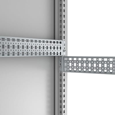 nVent HOFFMAN CLPK300 Click-In Mounting Profile, CLPK, 74X300X26MM, Zinc Plated, Mild Steel