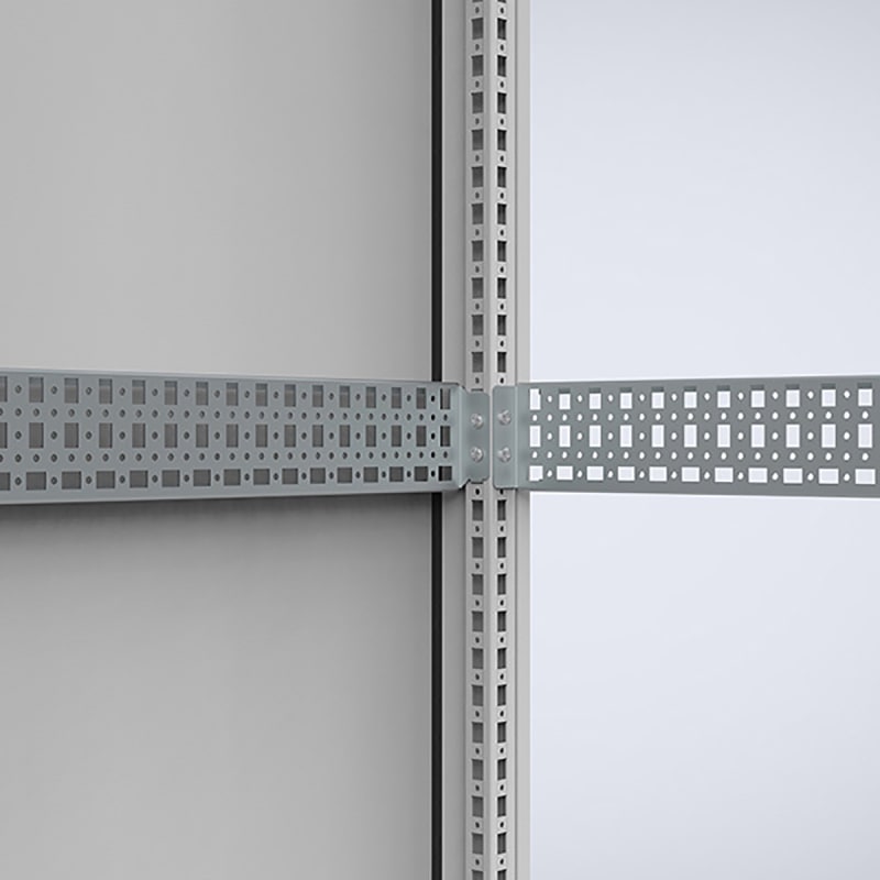 nVent HOFFMAN CLPO500 Outer Mounting Profie, CLPO, 74X43X411MM, Galvanized, Mild Steel