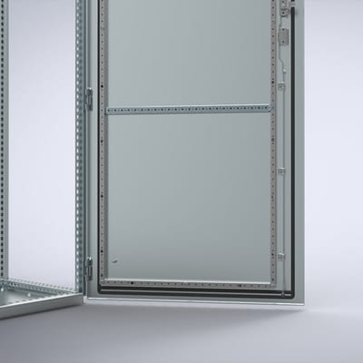 nVent HOFFMAN DCP1002AND Door mounting profile, 1000, zinc plated, fits on doorframe