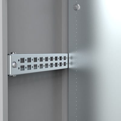 nVent HOFFMAN DIP400 Depth interior profile, DIP, 40X25X373MM, Zinc Plated, Mild Steel