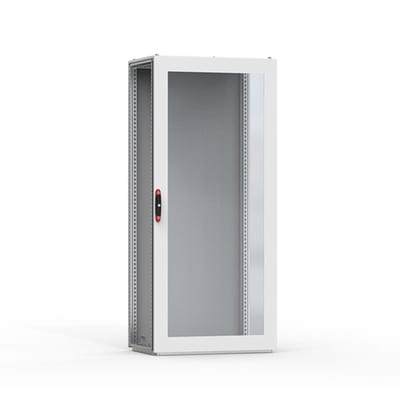 nVent HOFFMAN DNGE2008R5 Glazed door, 2000X800, Zinc plated, 3mm double bit lock, EMC