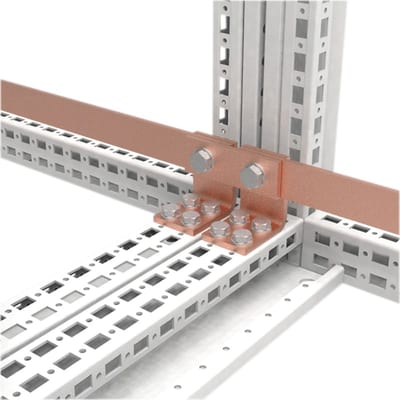 nVent HOFFMAN ECK03 Earthing copper flat 40X10, Fixation for copper bar