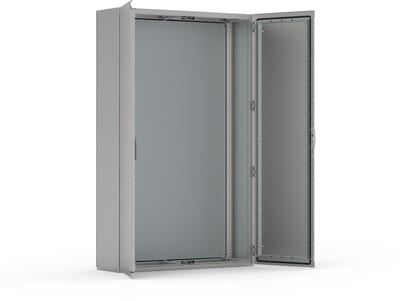nVent HOFFMAN EKDS16124-316 316 Stainless Floor-Standing Enclosure 1600×1200×400 mm IP55