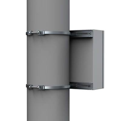 nVent HOFFMAN EPF0400 Enclosure Pole Fixation, EPF, 35X396X25MM, Zinc Plated, Mild Steel