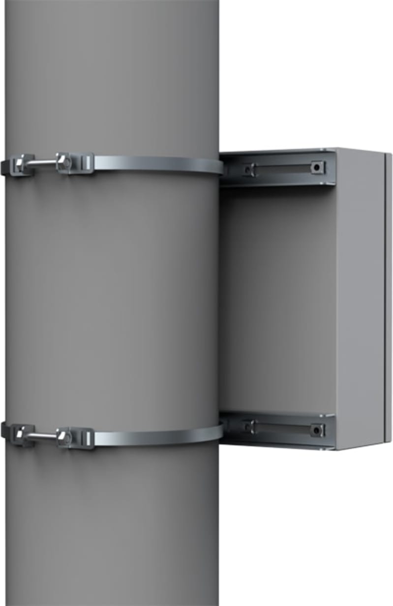 nVent HOFFMAN EPF0800 Enclosure Pole Fixation, EPF, 35X796X25MM, Zinc Plated, Mild Steel