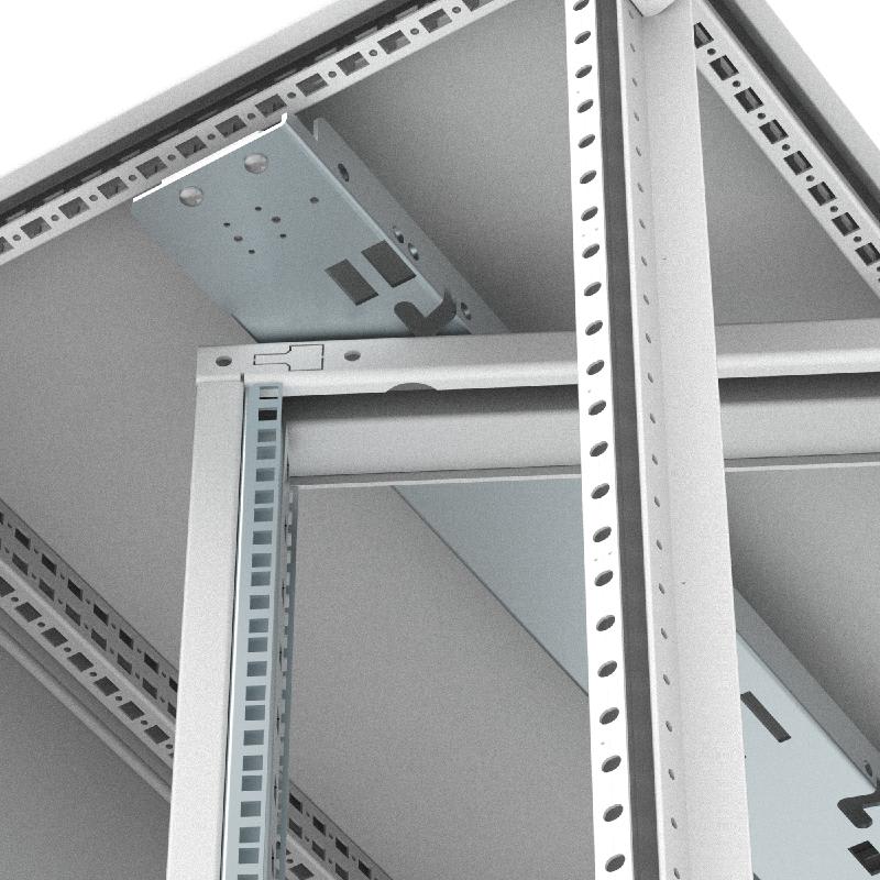 nVent HOFFMAN ESFB12 Swing Frame Transversal Support Bars, ESFB, 61X1160X103MM, Zinc Plated, Steel