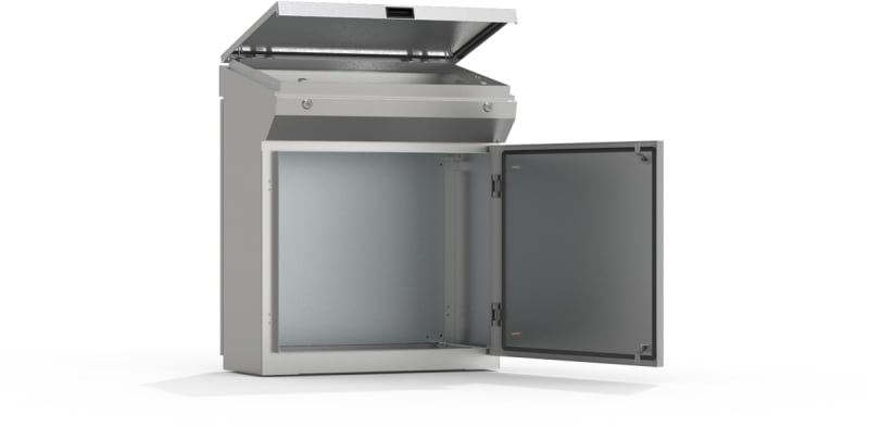 nVent HOFFMAN MPGS06-316 Console, 985X600X400, Compact enclosure, with MP, stainless 316, IP66