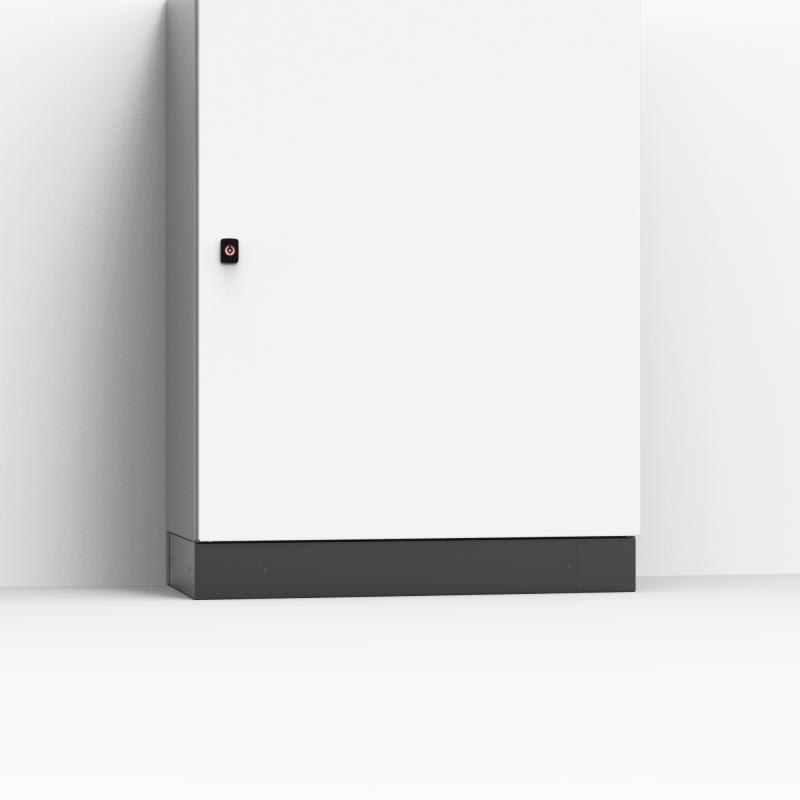 nVent HOFFMAN P1050 Front/Rear Plinths, P, 100X493X95MM, Umbra Gray, Zinc Plated, Mild Steel