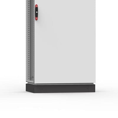 nVent HOFFMAN PF1050 Front/Rear Plinths, PF, 100X498X63MM, Umbra Gray, Zinc Plated, Mild Steel