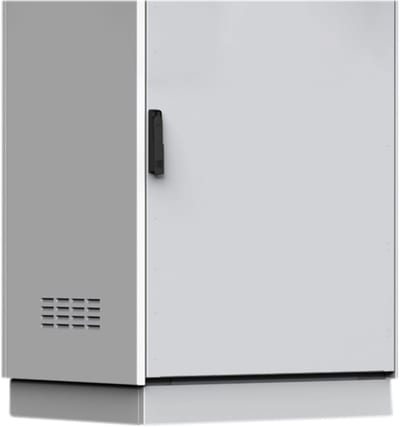 nVent HOFFMAN PFAL1064 Plinth, 100X600X400, Aluminium, RAL7035