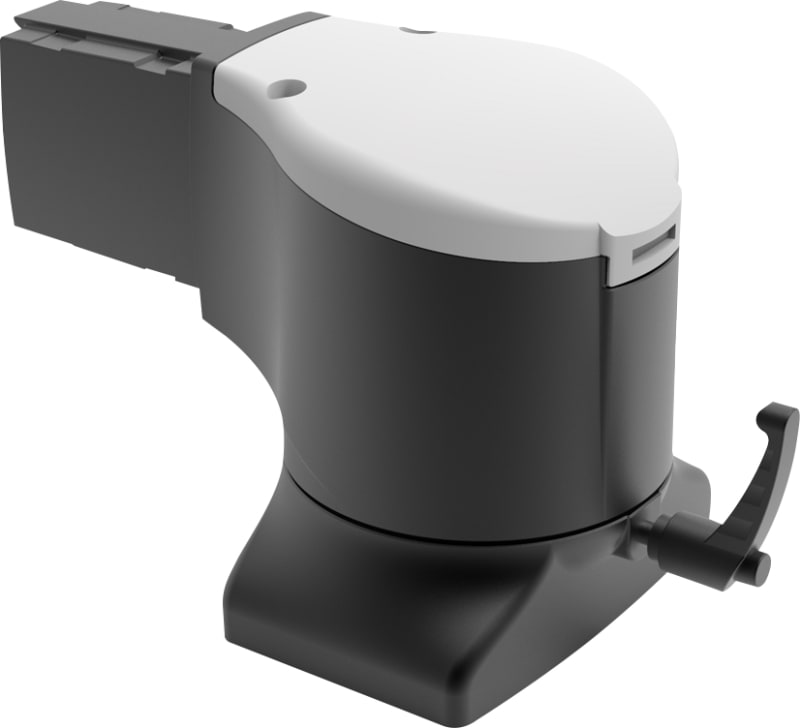 nVent HOFFMAN S1MFEC Syspend 180-Max Flange Elbow Coupling, 5.42X7.68X4.93, Black, Aluminum
