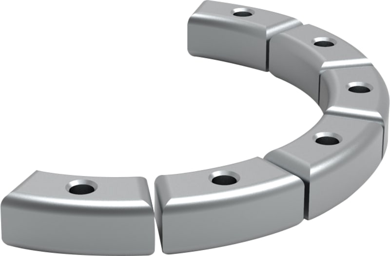 nVent HOFFMAN S1MRL Syspend 180-Max Rotation Limiter, 3.27X2.20X2.24, Unpainted, Aluminum
