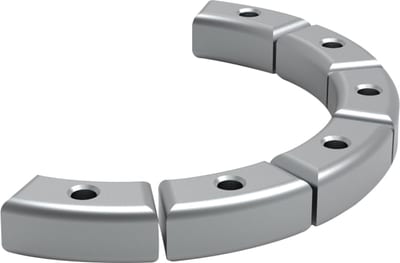 nVent HOFFMAN S1MRL Syspend 180-Max Rotation Limiter, 3.27X2.20X2.24, Unpainted, Aluminum