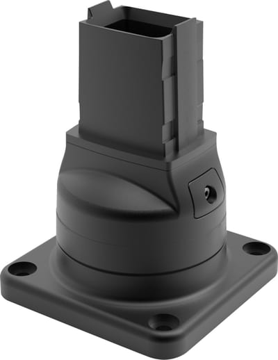 nVent HOFFMAN S1MTBB Syspend 180-Max Rotary Base, 6.54X5.04X5.04, Black, Aluminum
