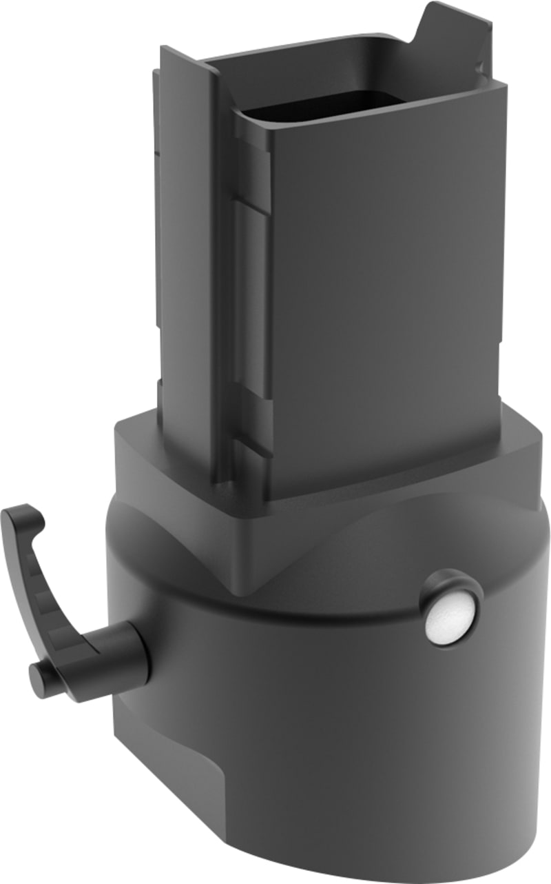 nVent HOFFMAN S2MACB Syspend 281-Max Angle Coupling Tilted Back, 8.15X4.33X4.33, Black, Aluminum