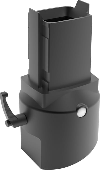 nVent HOFFMAN S2MACF Syspend 281-Max Angle Coupling Tilted Forward, 8.15X4.33X4.33, Black, Aluminum