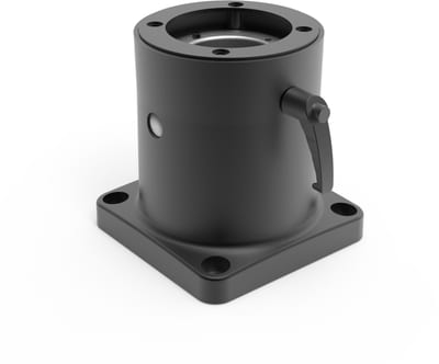 nVent HOFFMAN S2MBC Syspend 281-Max Base Coupling, 5.00X5.00X5.20, Black, Aluminum
