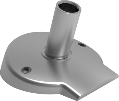 nVent HOFFMAN S2MLSAR Syspend 281-Max Signal Light Adapter Round, 4.65X4.65X2.05, Gray, Plastic