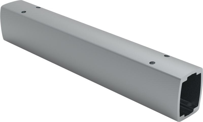 nVent HOFFMAN S2MT500 Syspend 281-Max Tube 500mm, 3.54X2.76X19.68, Anodized, Aluminum