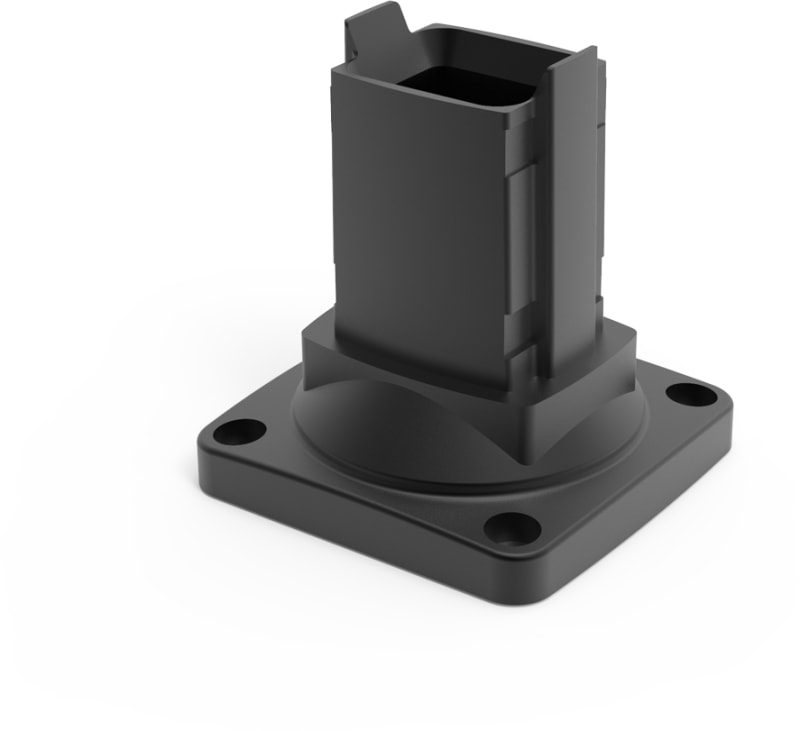 nVent HOFFMAN S2MWF Syspend 281-Max Wall Flange, 5.12X5.12X5.59, Black, Aluminum