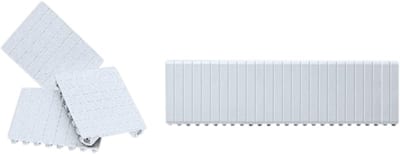 DIN-cover 13X18MM grey RAL7035