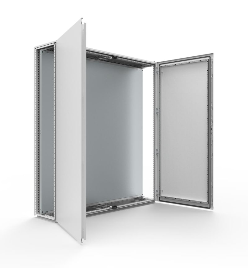 nVent HOFFMAN VME18165CR5 Steel Floor-Standing Enclosure 1800×1600×500 mm IP55