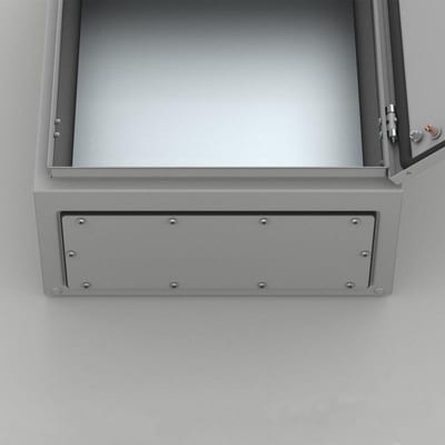 nVent HOFFMAN AF02R5 Standard Gland Plates, AF, 1X342X88MM, Zinc Plated, Mild Steel