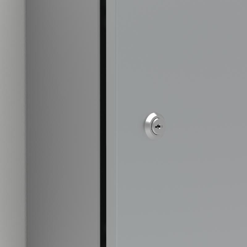 nVent HOFFMAN ALLS304 Double-Bit 3 mm Stainless Steel Locks, ALLS, SS 304,, Double Bit 3mm