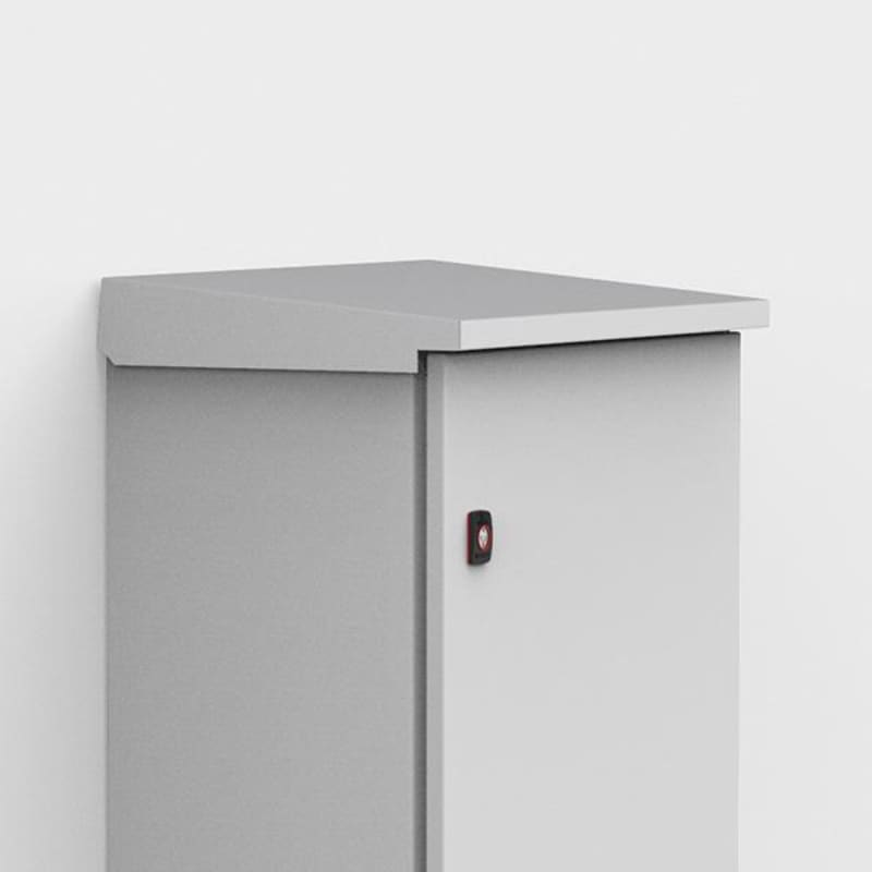 nVent HOFFMAN ARF04026R5 Rain Hood, ARF, 65X400X260MM, Light Gray, Mild Steel