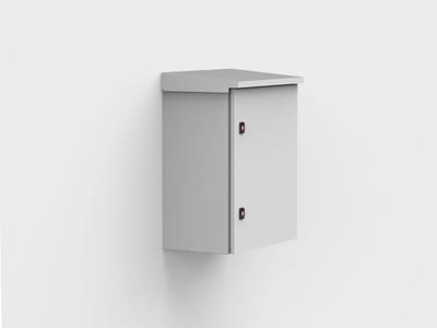 nVent HOFFMAN ARF04030R5 Rain Hood, ARF, 68X400X300MM, Light Gray, Mild Steel