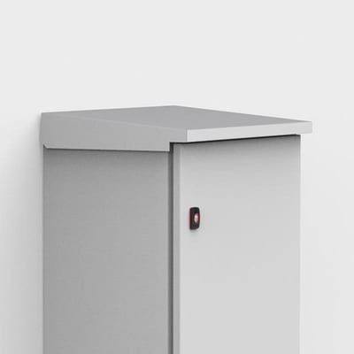 nVent HOFFMAN ARF10030R5 Rain Hood, ARF, 68X1000X300MM, Light Gray, Mild Steel