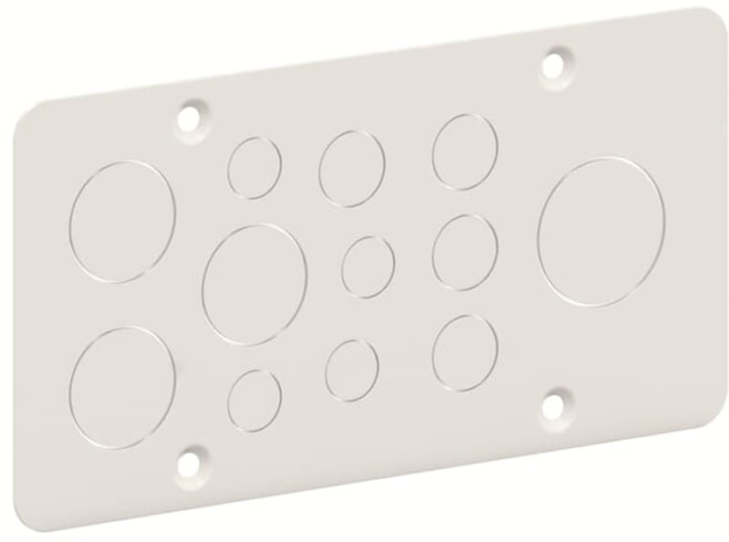 ABB 2CPX052441R9999 Metal flange for M screw fittings: 4X M16, 4X MX20, 3X M32, 1X M40