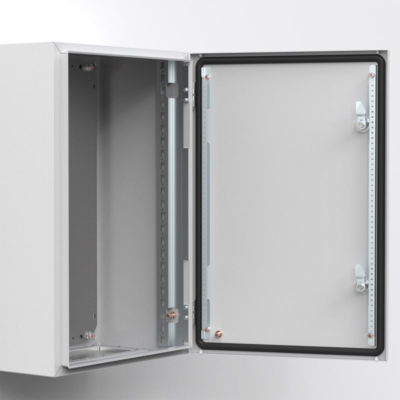 nVent HOFFMAN AVB1200 Vertical Mounting Profiles, AVB, 1175X86X21MM, Zinc Plated, Mild Steel