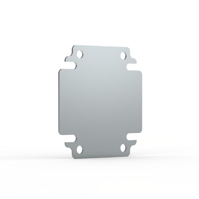 nVent HOFFMAN BMP2020 Mounting Plates Power Distribution, BMP, 175X170X2MM, Galvanized, Mild Steel
