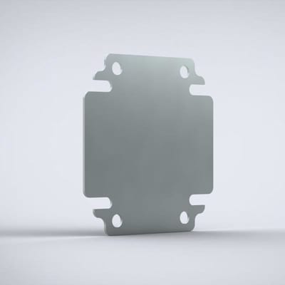 nVent HOFFMAN BMP2030 Mounting Plates Power Distribution, BMP, 175X270X2MM, Galvanized, Mild Steel
