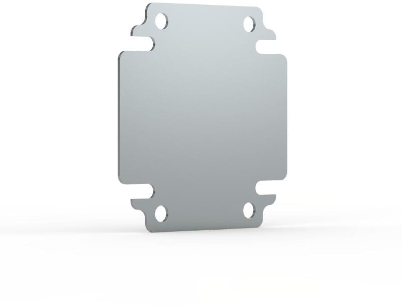 nVent HOFFMAN BMP3030 Mounting Plates Power Distribution, BMP, 275X270X2MM, Galvanized, Mild Steel